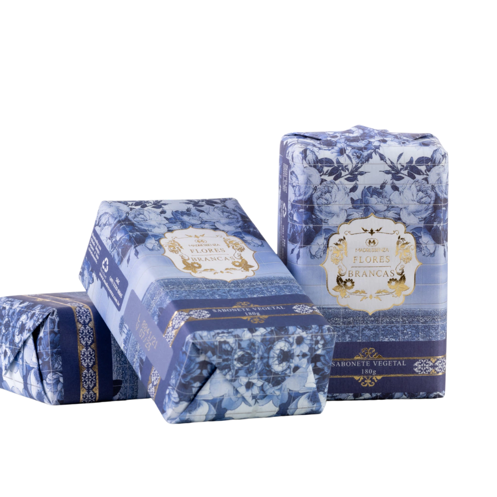 Sabonete vegetal Flores Brancas - 180g