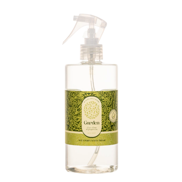 Água Perfumada Garden com Óleo Essencial - 500ml