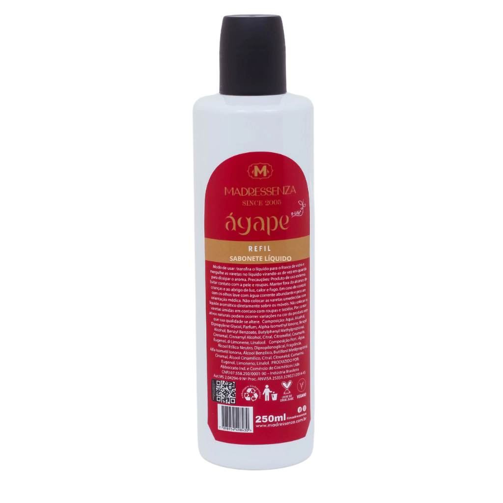 Refil Sabonete Líquido Ágape - 250ml