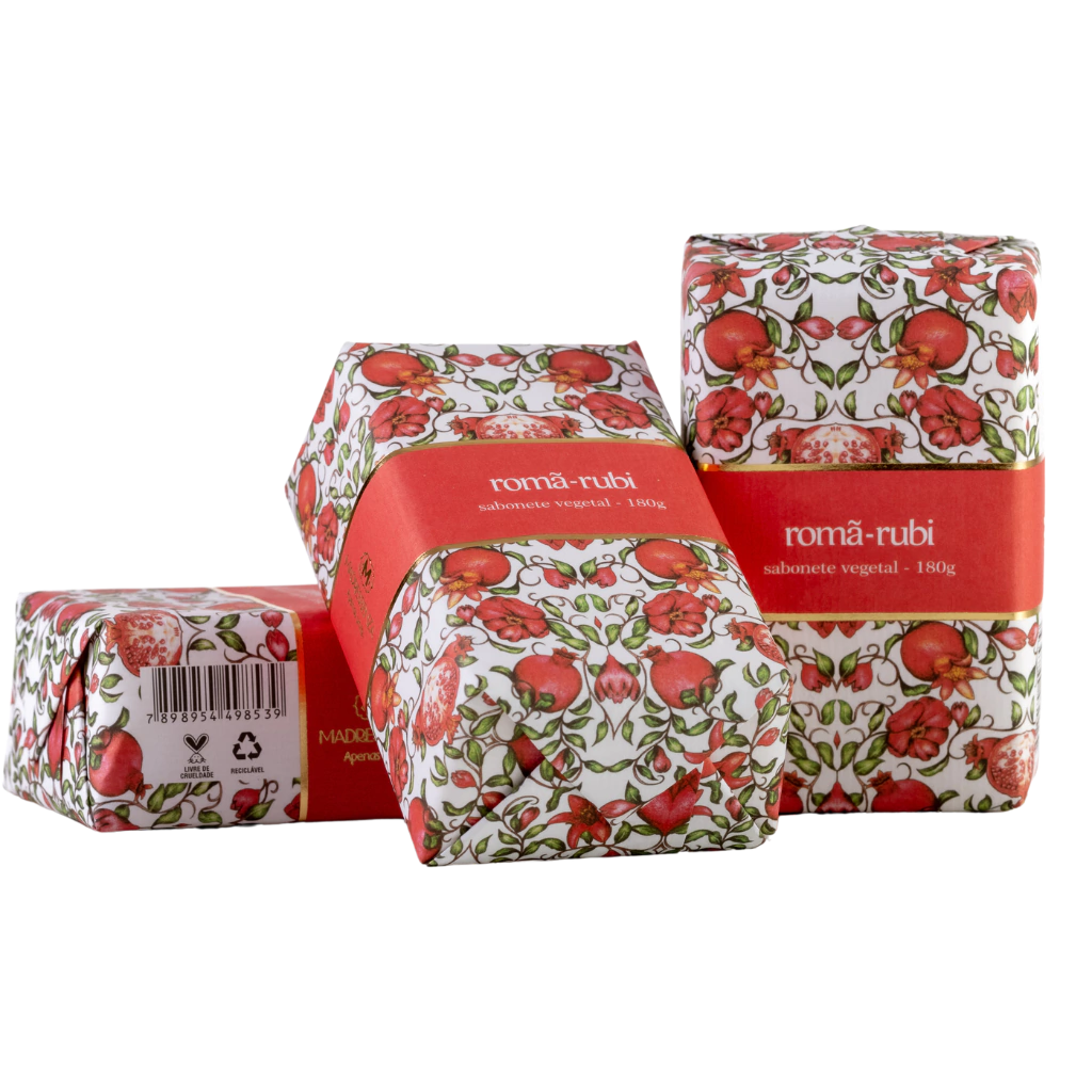 Sabonete Vegetal Romã-Rubi - 180g
